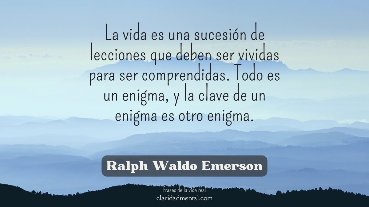 frase de Ralph Waldo Emerson