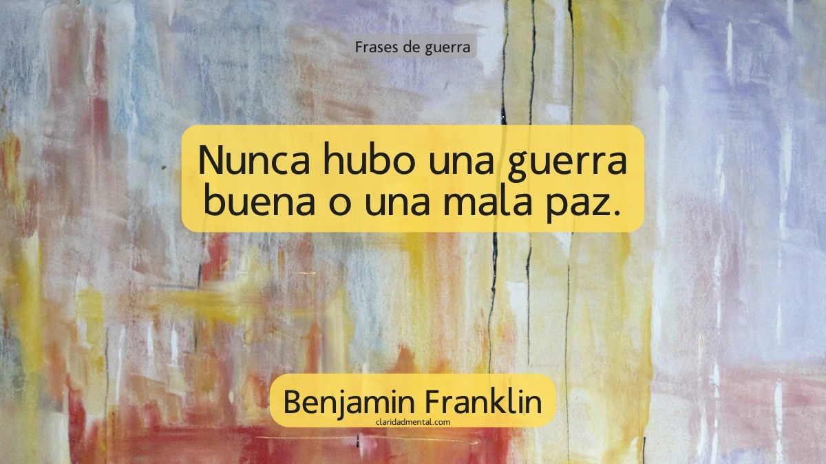 frase de Benjamin Franklin
