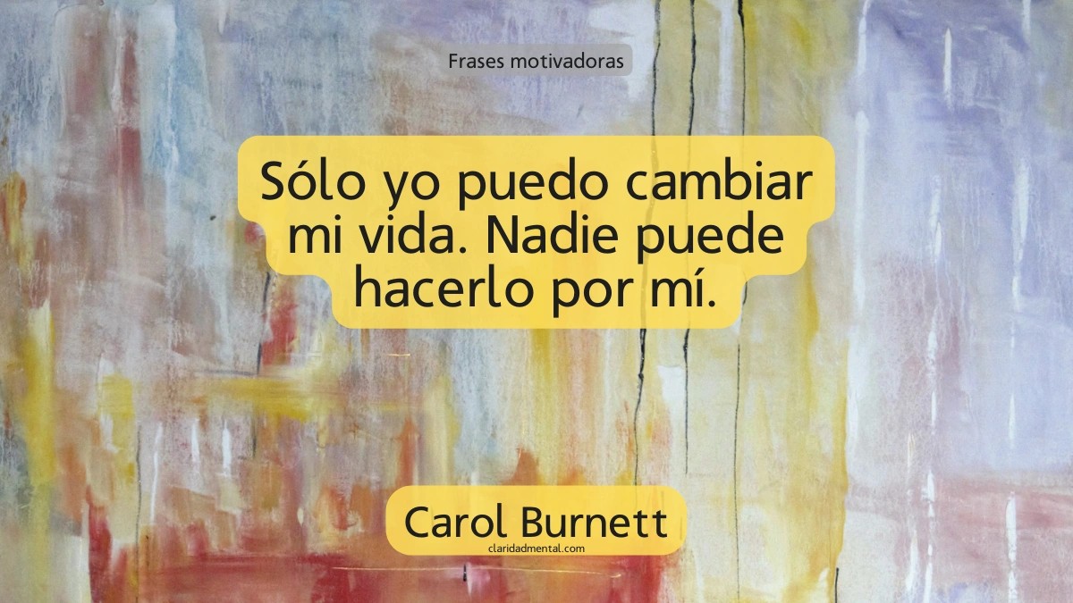 frase de Carol Burnett