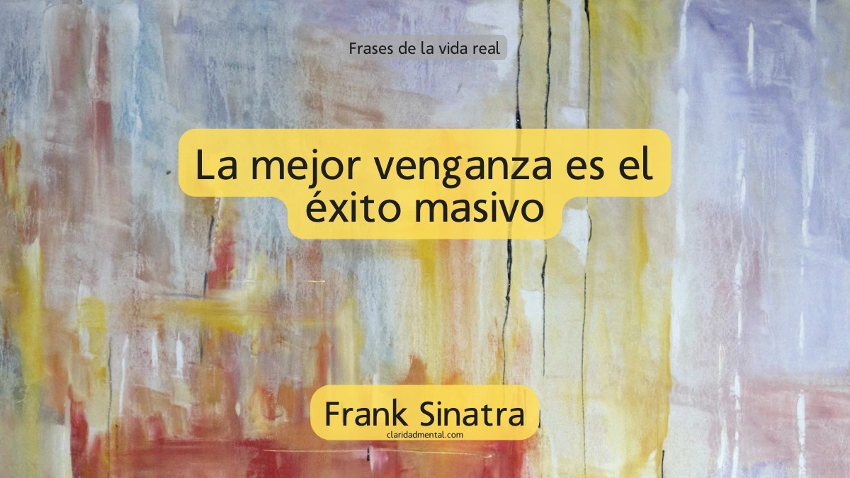frase de Frank Sinatra