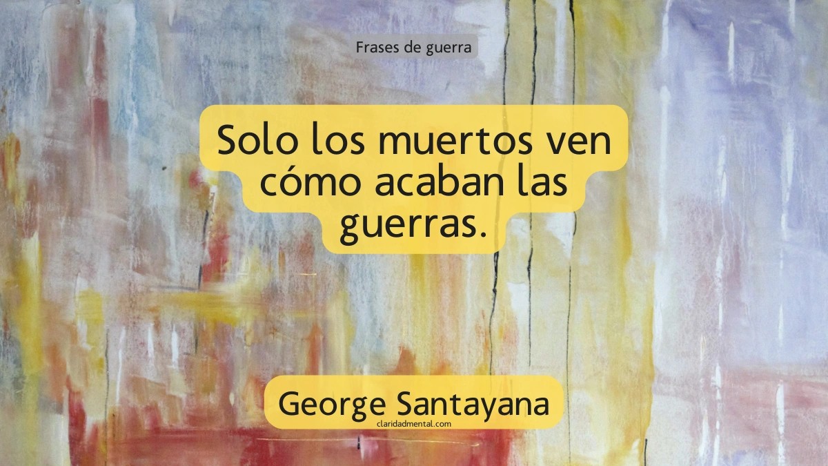frase de George Santayana