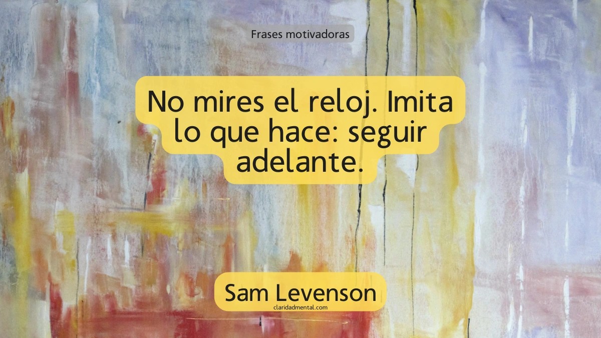 frase de Sam Levenson