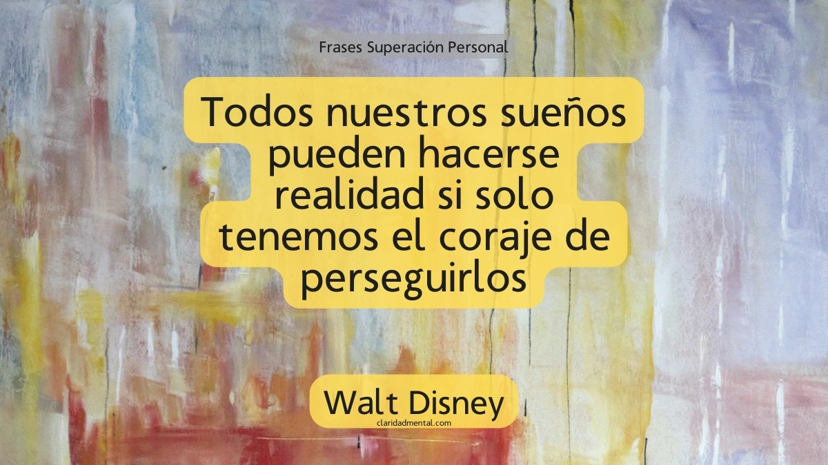frase de Walt Disney