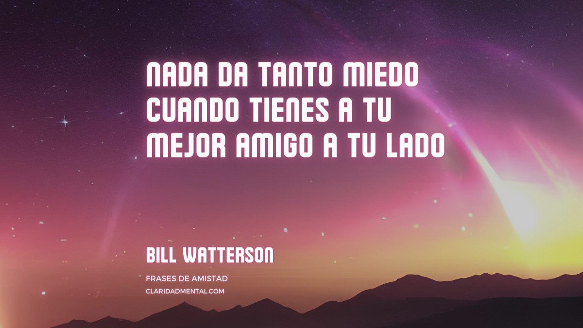 frase de Bill Watterson