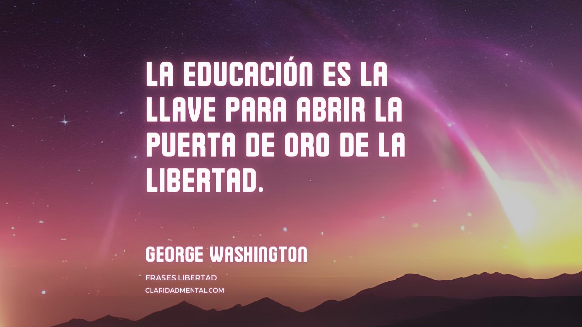frase de George Washington