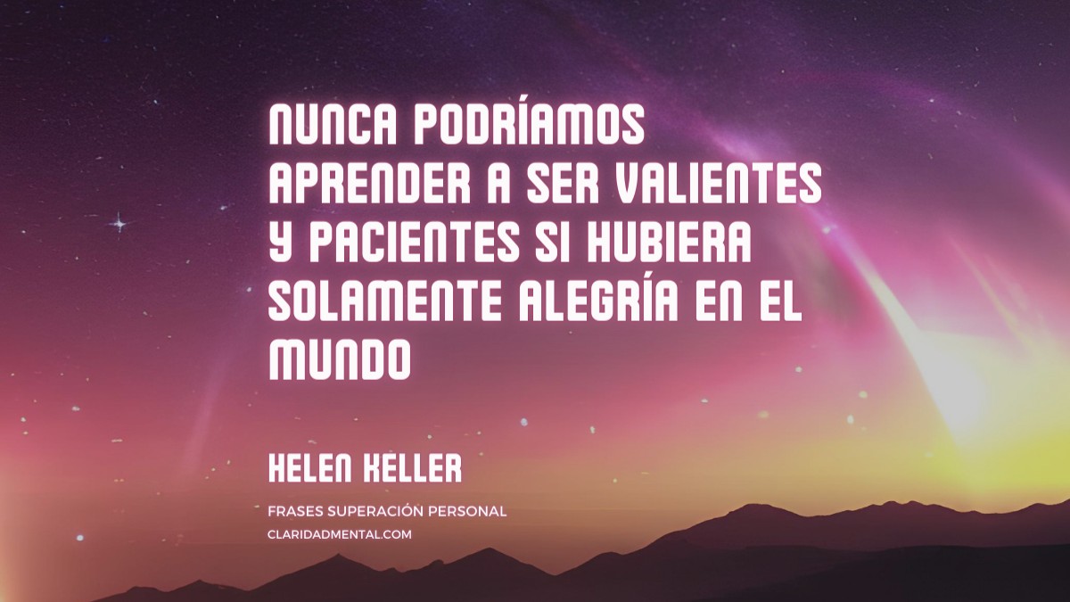 frase de Helen Keller