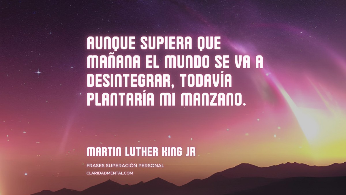 frase de Martin Luther King Jr