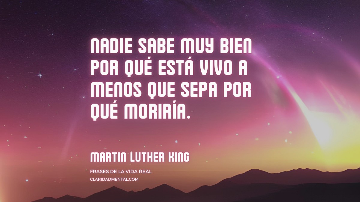 frase de Martin Luther King