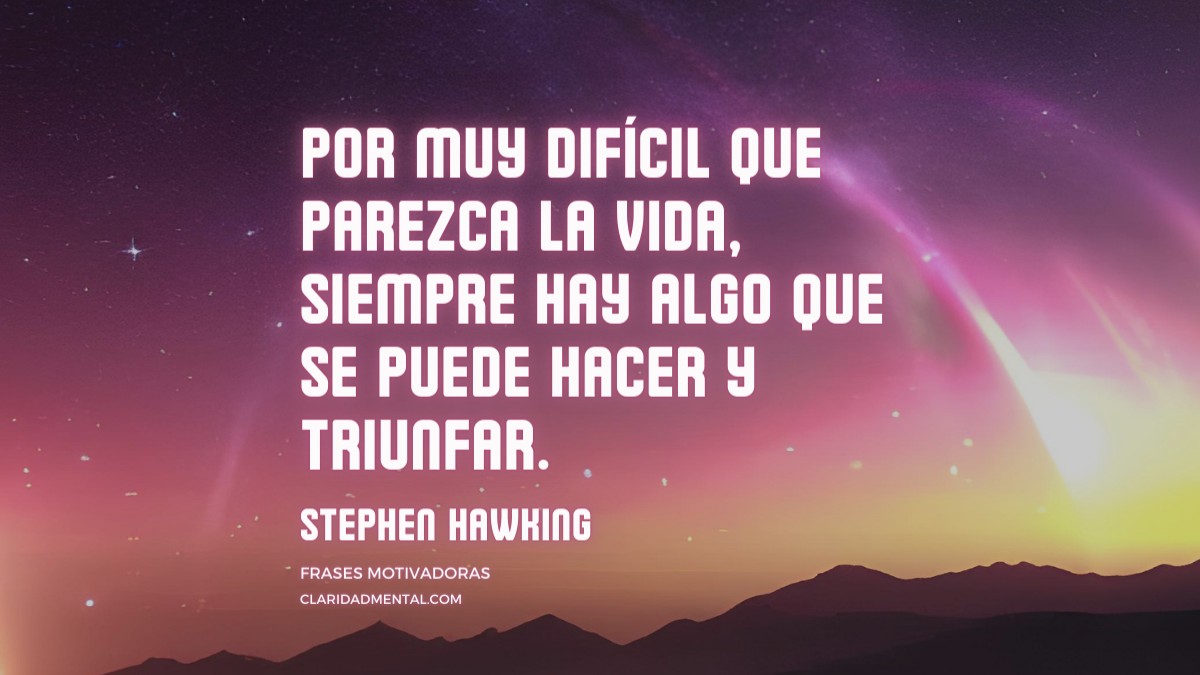 frase de Stephen Hawking